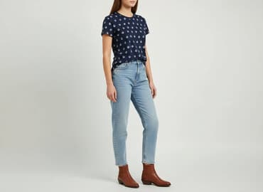 tommy hilfiger t shirt damski granatowy: Reserved, T-shirt damski, rozmiar M — 6