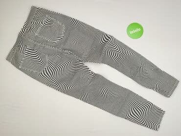 sinsay czarne spodnie z wysokim stanem: Sinsay, Spodnie materiałowe damskie, rozmiar XL — 3