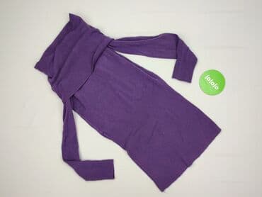 fioletowa sukienka z długim rękawem: Sukienka damska, rozmiar S — 3