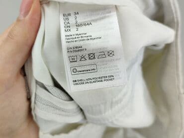 h m cargo damskie: H&M, Spodnie materiałowe damskie, rozmiar XS — 6