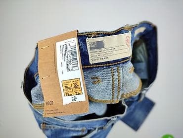 only blue behaviour jacket: Marks & Spencer, Jeansy dla mężczyzn, rozmiar M — 4