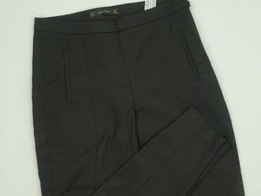woskowane legginsy z wysokim stanem zara: Zara, Material trousers for women, size S (EU 36) — 1