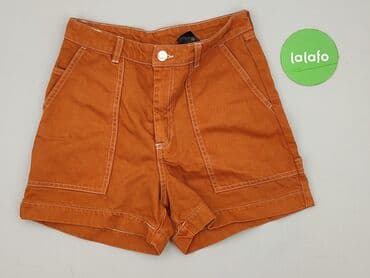 krótkie spodenki pomarańczowe damskie: H&M, Szorty damskie, rozmiar 2XS — 2