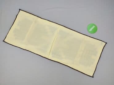 obrus żółty: Bieżnik/serweta na stół – ręcznie robiony gobelin na kanwie - Wzór — 3