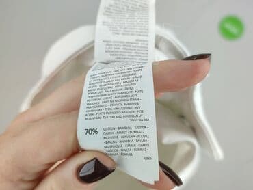 biale szerokie jeansy: Denim, Jeansy damskie, rozmiar M — 5