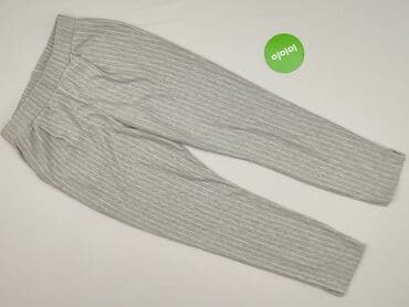 szare szerokie jeansy: Spodnie damskie, rozmiar S — 2