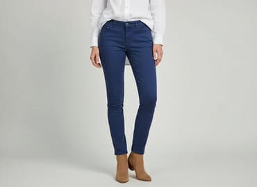 trampki biale tommy hilfiger: Tommy Hilfiger, Spodnie materiałowe damskie, rozmiar S — 1