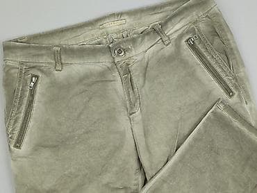 czarne cargo pull and bear: Esprit, Spodnie materiałowe damskie, rozmiar M — 1