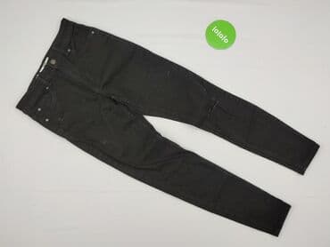 bershka buty na platformie czarne: Bershka, Jeansy damskie, rozmiar M — 2