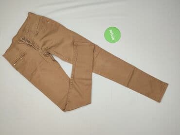 bershka spodnie brazowe: Spodnie materiałowe damskie, rozmiar S — 2