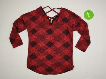 bluzki w kratkę czerwona: Women's blouse, size L — 4