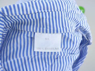 koszulka z długim rękawem w paski: Koszula damska, M — 5