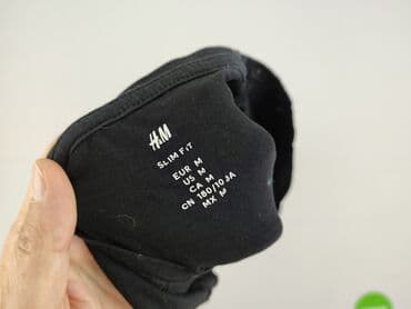 czarne body z długim rękawem h m: H&M, T-shirt damski, rozmiar M — 4