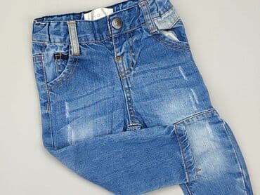 spodnie piżamowe hm: Denim pants, EarlyDays, 6-9 months, condition - Good — 1