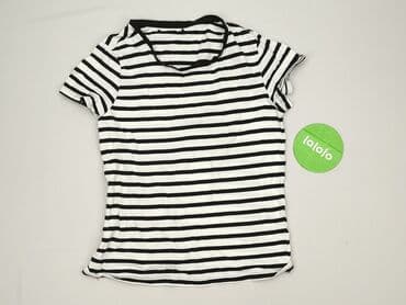 t shirty w biało czarne paski: T-shirt damski, rozmiar S — 3