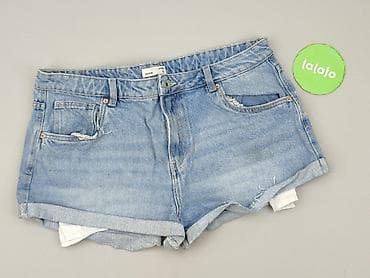 jeansy plus size: Denim, Szorty damskie, rozmiar 2XL — 2