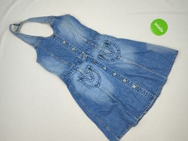 moda jeansy: Denim, Sukienka damska, rozmiar 2XS — 2