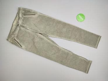 czarne cargo pull and bear: Esprit, Spodnie materiałowe damskie, rozmiar M — 2