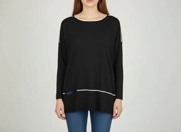 eleganckie bluzki czarne: Bluzka damska, rozmiar S — 5