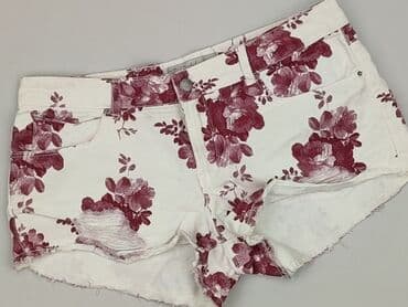 białe szorty zara: Zara, Szorty damskie, rozmiar L — 1