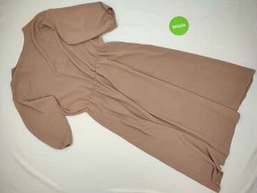 sukienki beżowe midi: Sukienka damska, rozmiar XL — 3