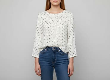 smyk białe sukienki: Bluzka damska, rozmiar L — 7