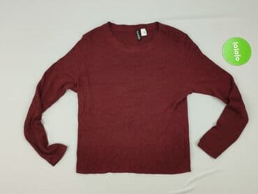 koszulka z prazkowanej dzianiny: H&M, Футболка жіноча, розмір L — 2