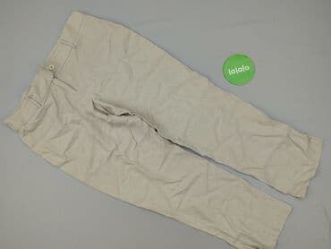 spódnico spodnie lniane: Spodnie materiałowe damskie, rozmiar XL — 3