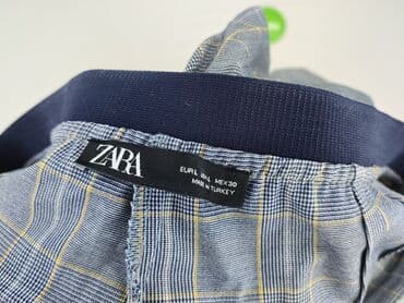 woskowane legginsy z wysokim stanem zara: Zara, Spodnie materiałowe damskie, rozmiar S — 4
