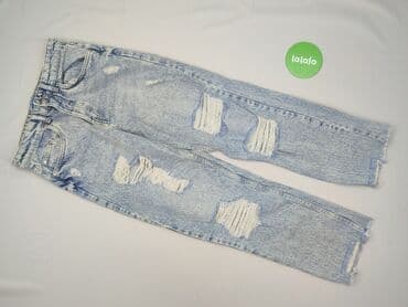 jeansy ze średnim stanem: Denim, Jeansy damskie, rozmiar M — 2