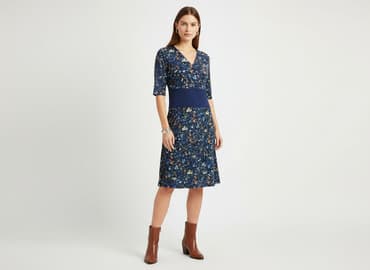 sukienka maxi z długim rękawem na wesele: Basic, Women`s dress, size L — 1