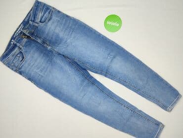 woskowane jeansy z wysokim stanem: Clockhouse, Jeansy damskie, rozmiar XL — 2