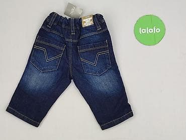 dresy m: Spodnie jeansowe, Next, 3-6 miesięcy, stan - Idealny — 3