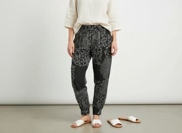 spodnie moro dresy: Spodnie materiałowe damskie, rozmiar S — 6