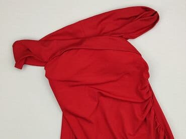 czerwone długie sukienki: Sukienka damska, rozmiar L — 1