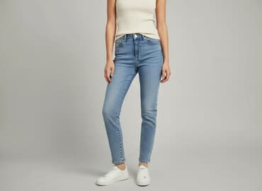 stradivarius slim fit mom jeans: Stradivarius, Jeansy damskie, rozmiar 2XS — 7