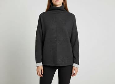 mohito sweter w paski: Mohito, Golf damski, rozmiar XS — 6