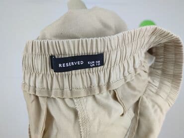 srebrne sandały reserved: Spodnie materiałowe damskie, rozmiar M — 5