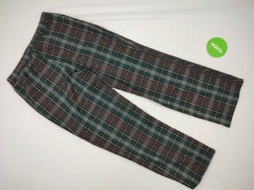 legginsy wzorzyste: Blue shadow, Spodnie materiałowe damskie, XL — 3