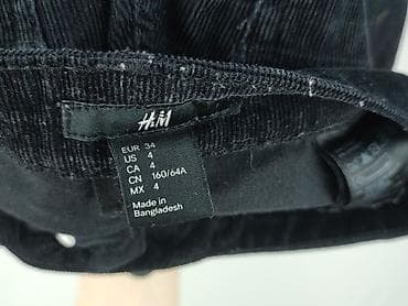 aladynki: H&M, Spodnie materiałowe damskie, rozmiar 2XS — 4