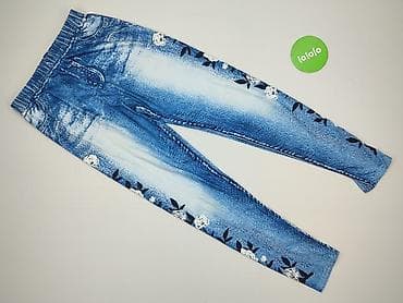 czerwone dżinsy: Leggings, Legginsy rozmiar S — 2