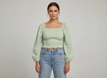 cropp koszula w kratę damska: Cropp, Жіноча блуза, розмір XL — 1