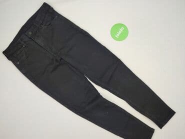 spodnie czarne blyszczace: Jeansy damskie, S — 2