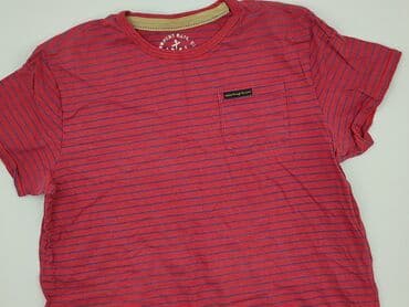 t shirt w czerwone paski: ColinS, T-shirt for men, size L — 1