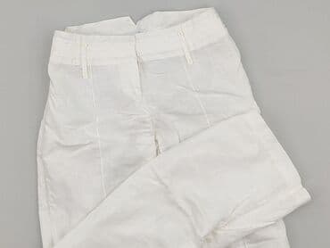 zara biale spodnie lniane: Promod, Spodnie materiałowe damskie, rozmiar S — 1