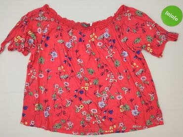 bluzki hiszpanki w kwiaty: Yessica, Bluzka damska, rozmiar XL — 2