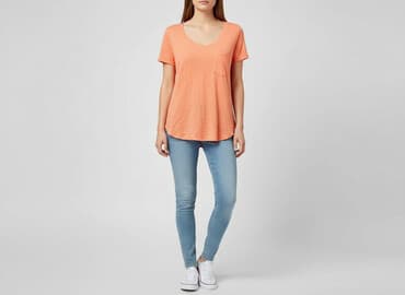 koszulka z rybami hm: H&M, T-shirt damski, rozmiar S — 7