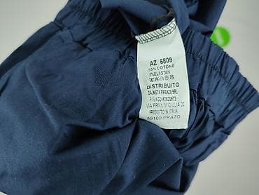 tanio spodnie: Szerokie damskie spodnie culottes - Kolor: granatowy - Fason — 5