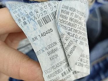 jeans eagle american: Bershka, Szorty damskie, rozmiar S — 5