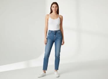 koszulka na ramiaczkach z koronka: T-shirt damski, rozmiar S — 1